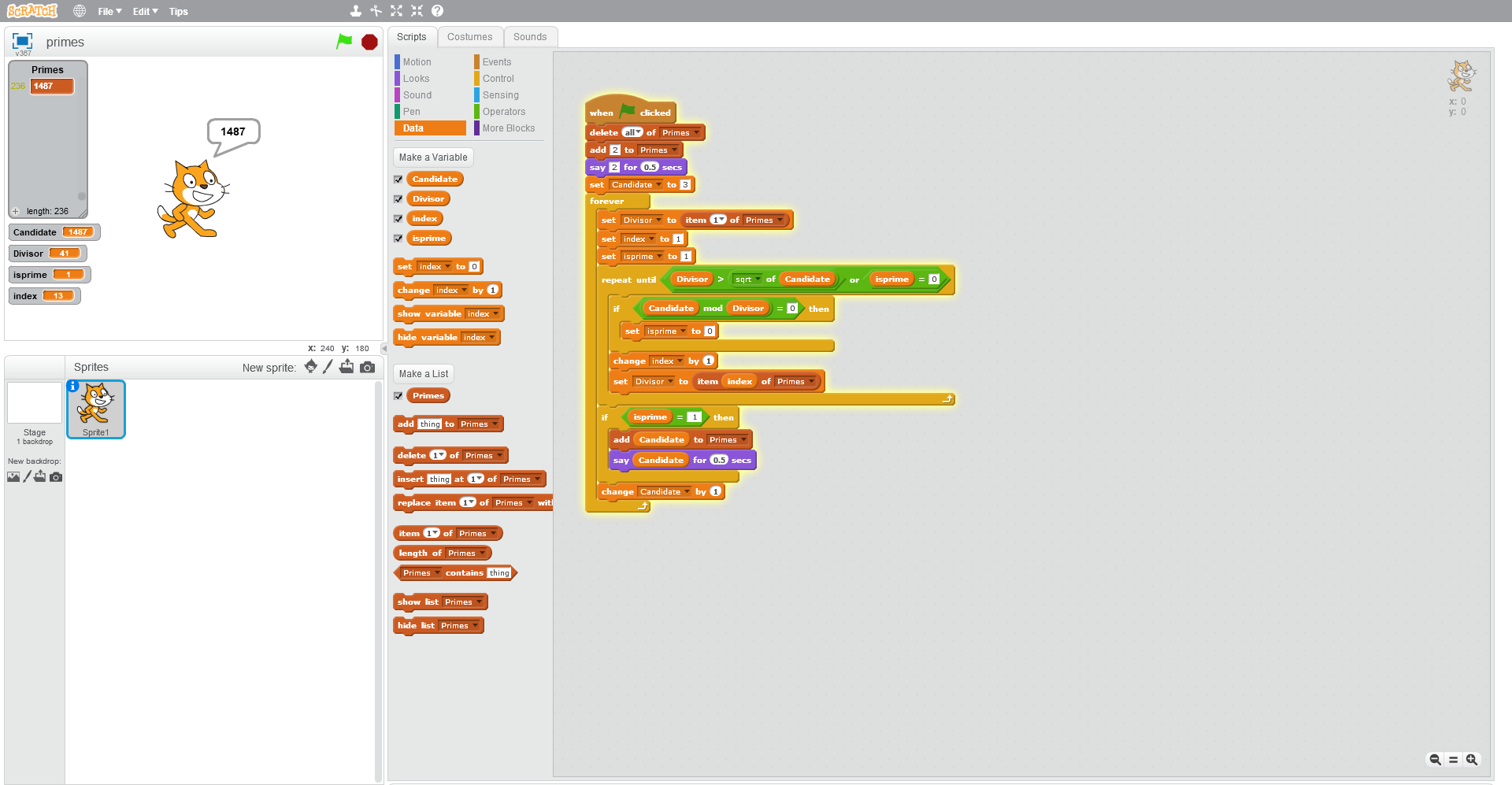 Scratch Editor