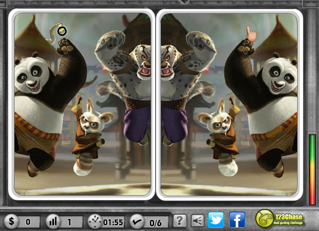 Kung Fu Panda - Spot the Difference