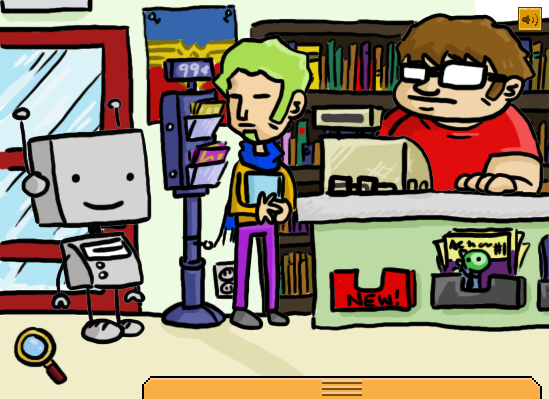 Robot In The City - Task 1: Buy a Comic Book