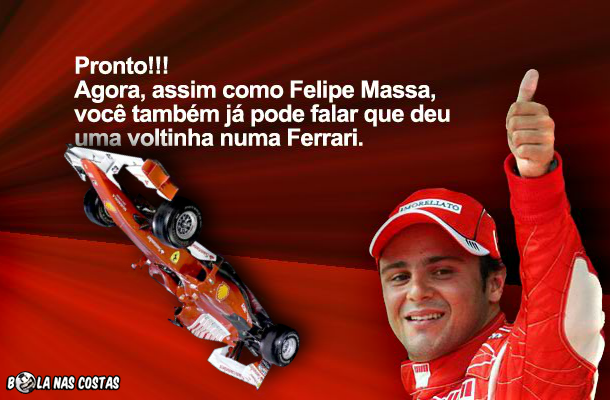 Volta Virtual na Ferrari do Massa