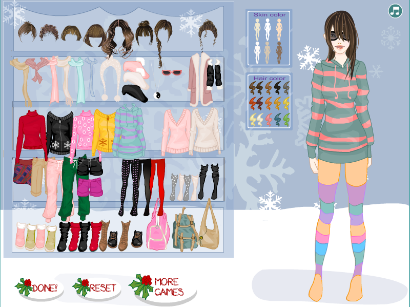 Winter Dress Up Game