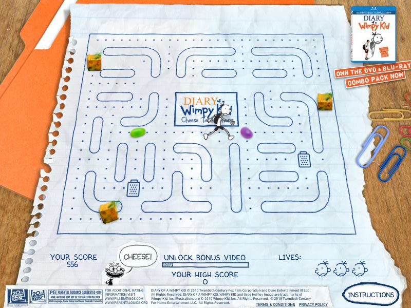 Diary of a Wimpy Kid: Cheese Touch Chase