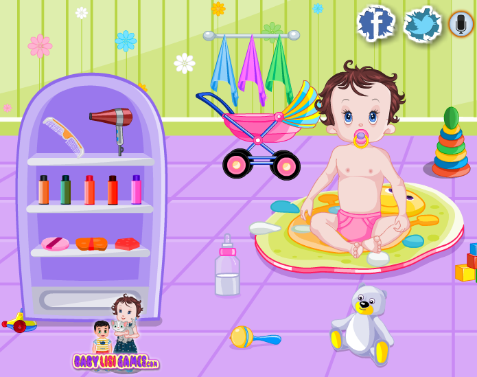 Baby Lisi Fun Bathing