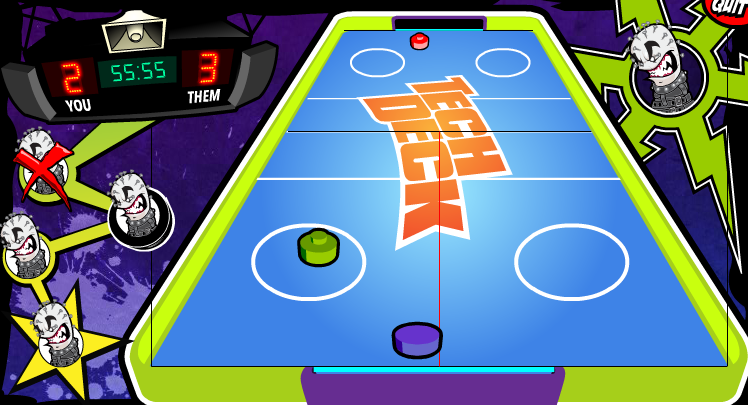 Tech Deck Live: Ultimate Air Hockey Challenge Match