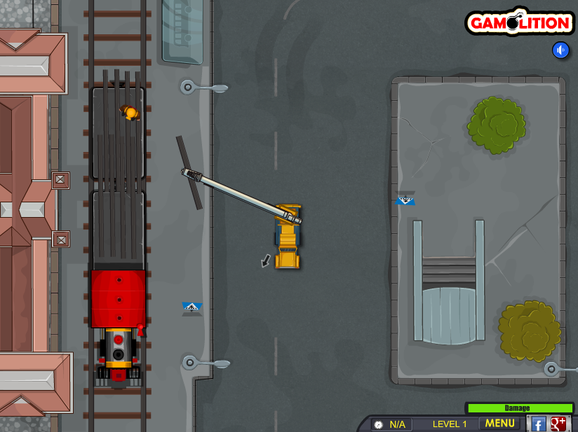 Railroad Crane Parking