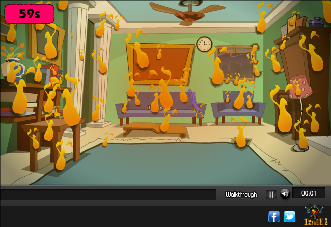 Escape from Burning Flat