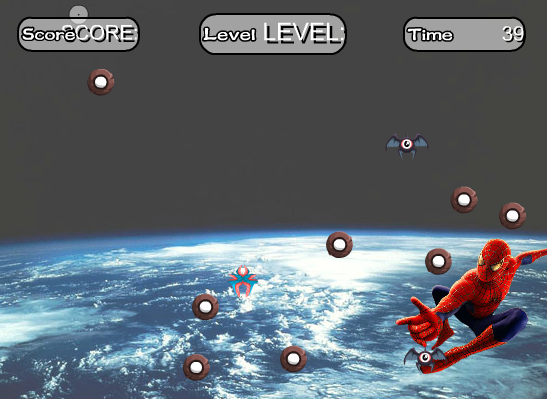 Spiderman Space Shooting