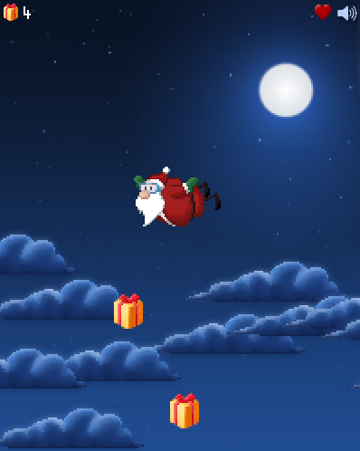 Super Skydiving Santa