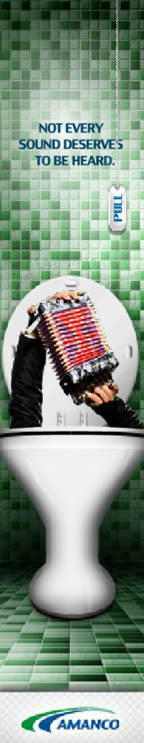 Amanco  - Toilet Banner Ad