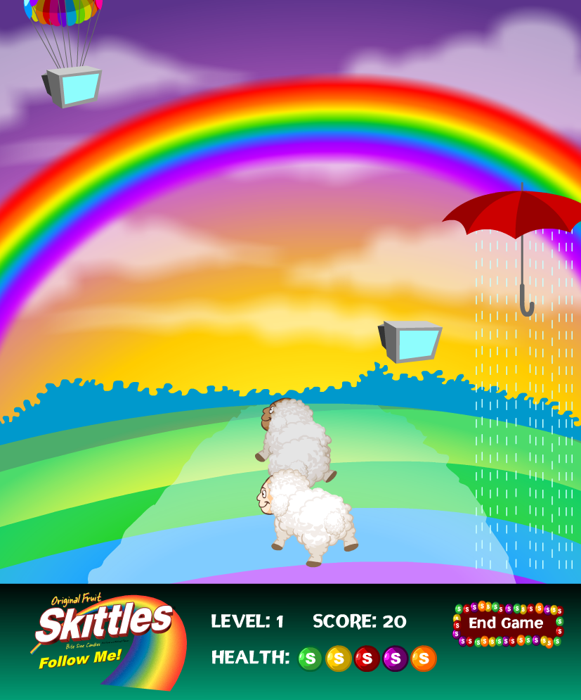 Skittles Follow Me