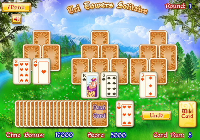 Tri Towers Solitaire