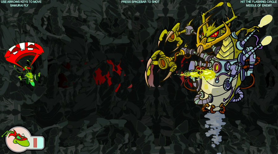 SamuraiFly Mini Boss Game