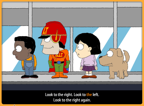 Stop! Look! Listen! Think!
