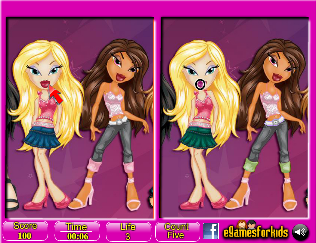 Bratz 6 Differences