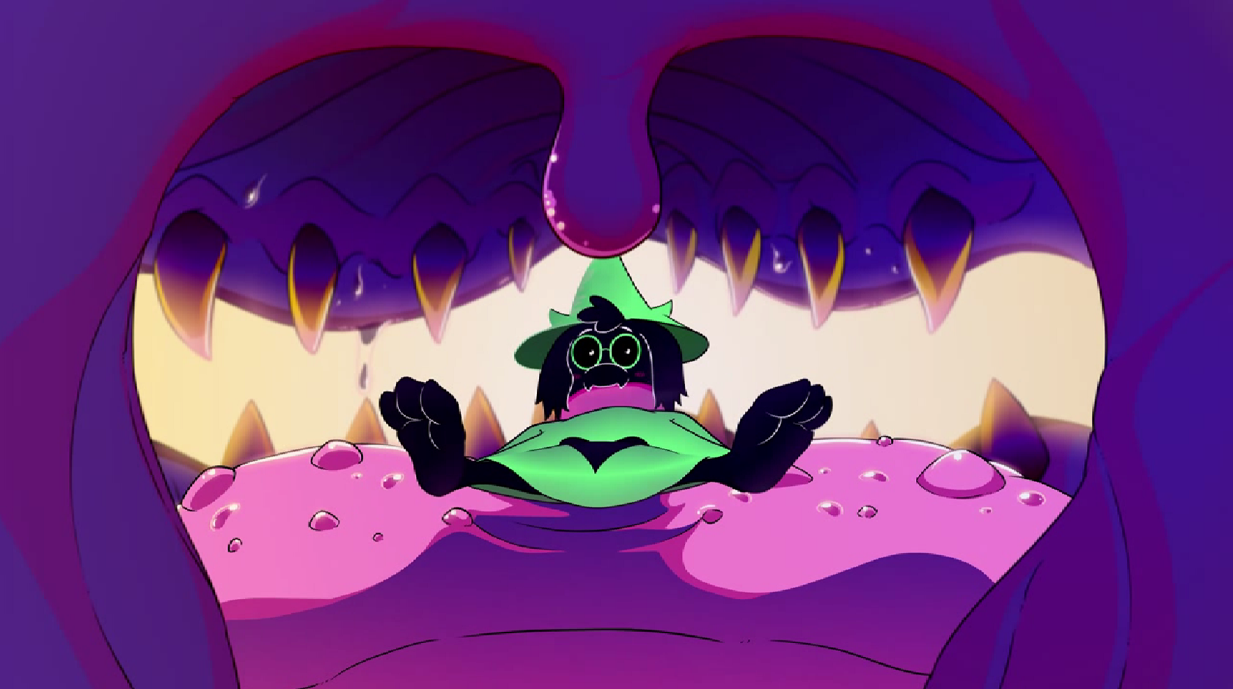 Ralsei in Suzie's Mouth