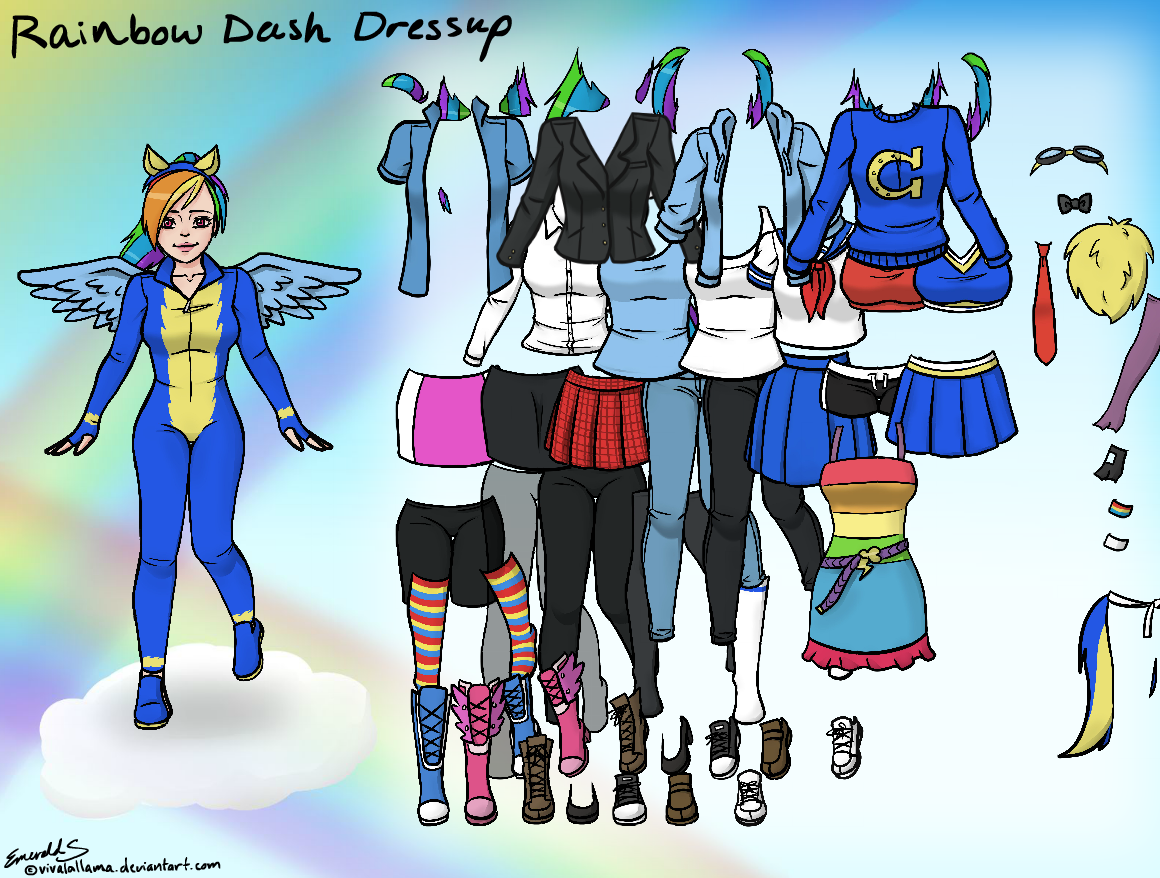 Rainbow Dash Dressup