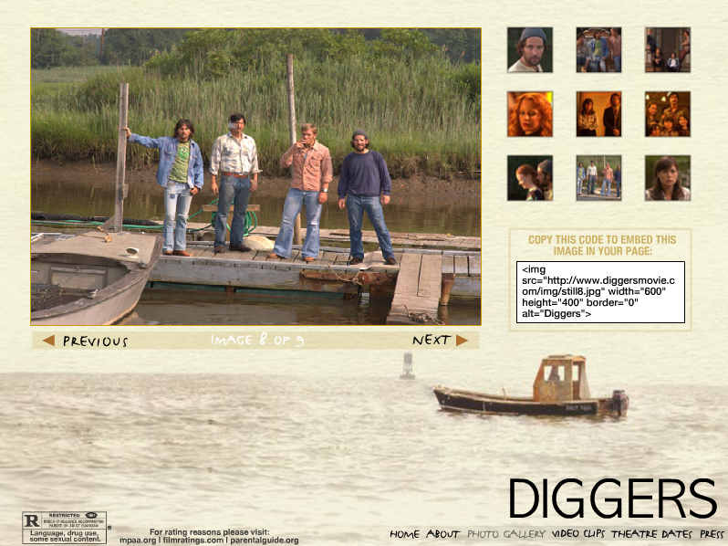 Diggers Microsite