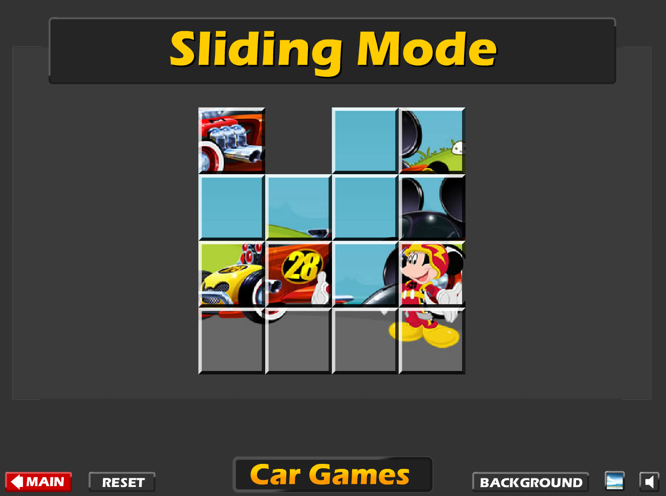 Mickey Roadster Puzzle