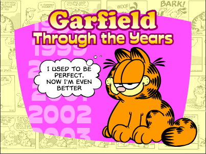 Garfield Through the Years Screensaver