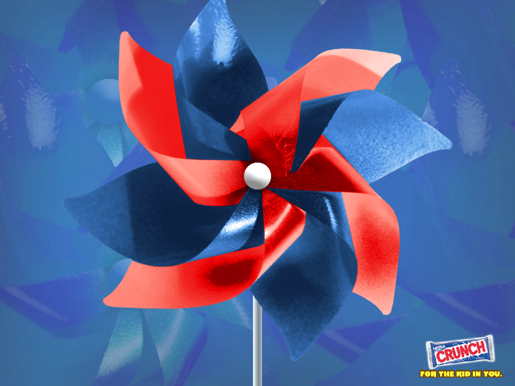 Nestle Crunch Pinwheel Screensaver