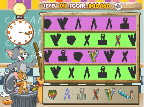 Tom and Jerry Classroom Cleanup