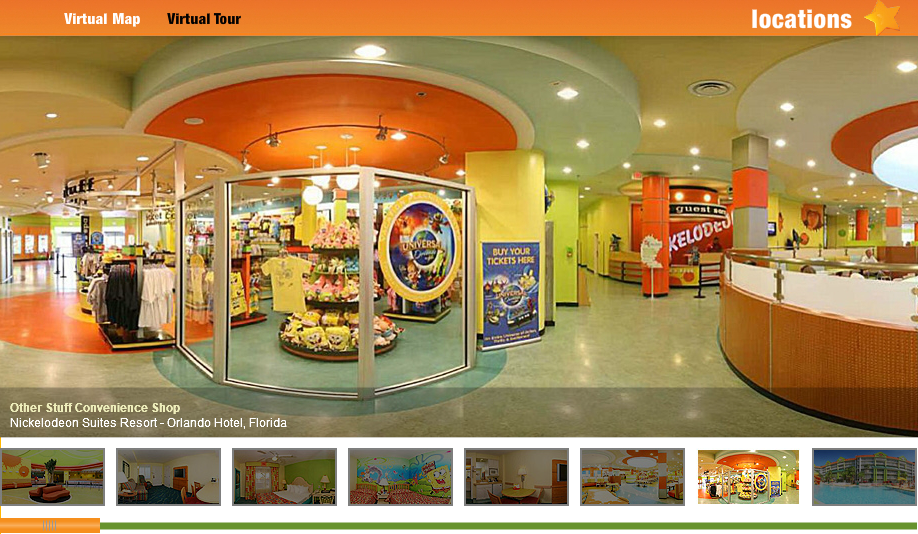 Nickelodeon Suites Resort Virtual Map & Tour