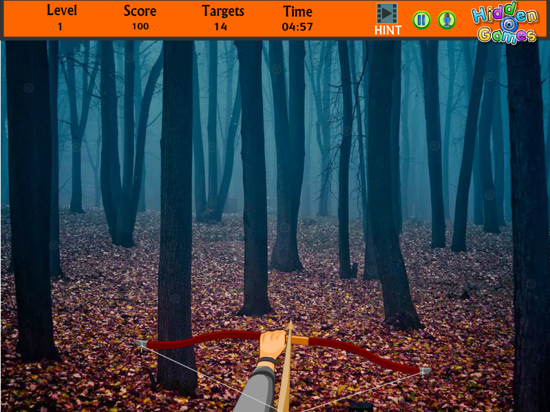 Dark Autumn Forest - Hidden Target