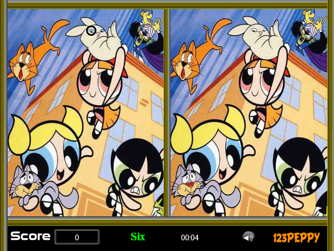 Spot the Difference: The Powerpuff Girls