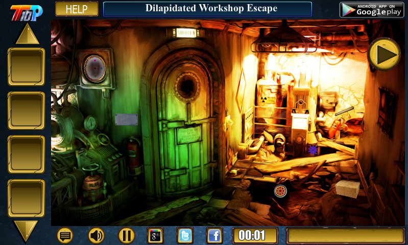 Dilapidated Workshop Escape