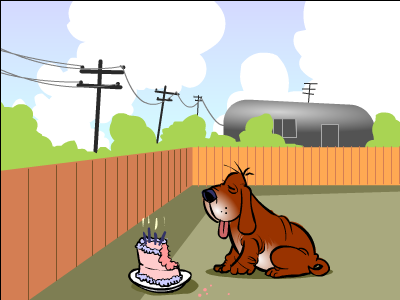 Shockwave.com "Birthday Hounddog" E-Card