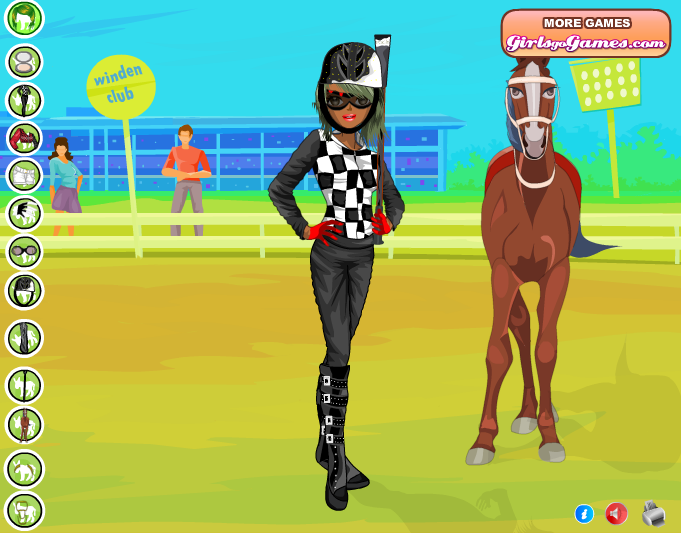 Nina the Jockey Dress Up