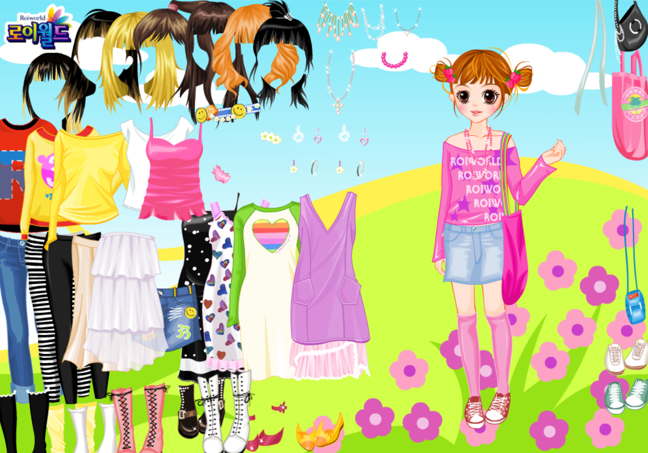 Roiworld Pink Spring Dressup