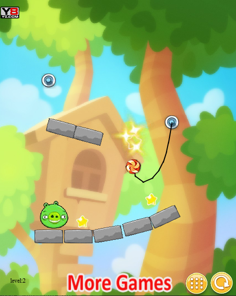 Cut the Rope 2 Bad Pig