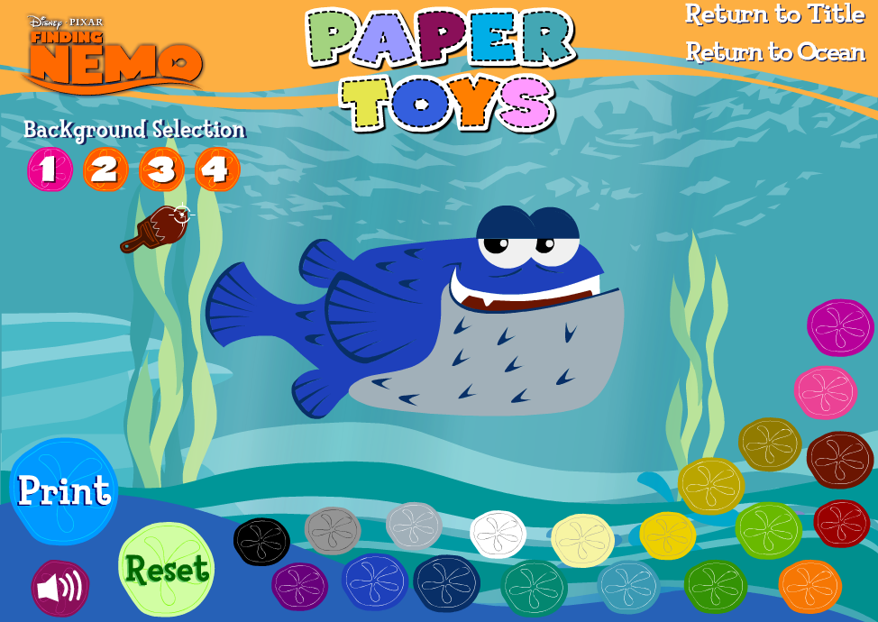 Finding Nemo: Paper Toys