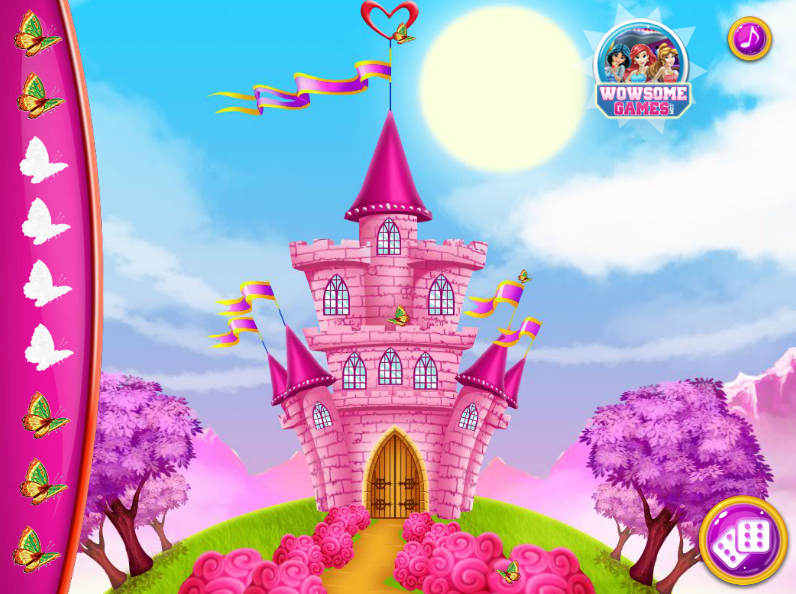 Baby Aurora Castle Decoration