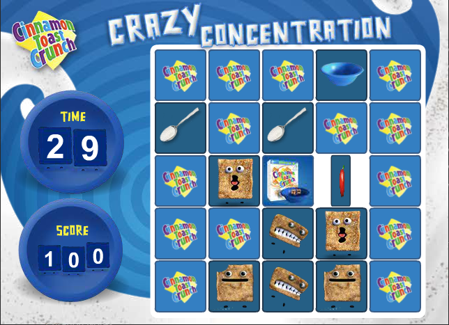 Cinnamon Toast Crunch: Crazy Concentration