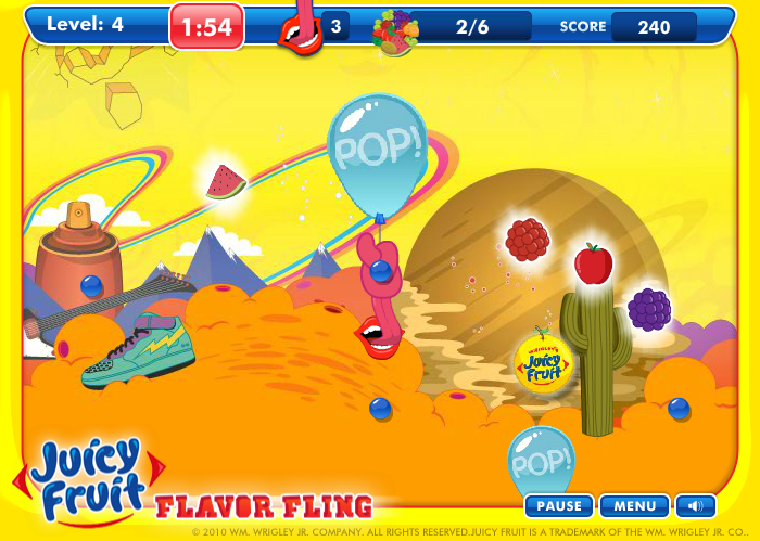 Juicy Fruit Flavor Fling