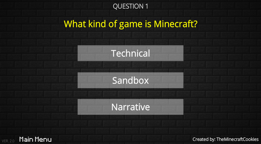 The Minecraft Quiz