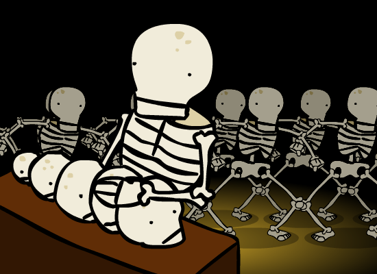 Skeleton dance