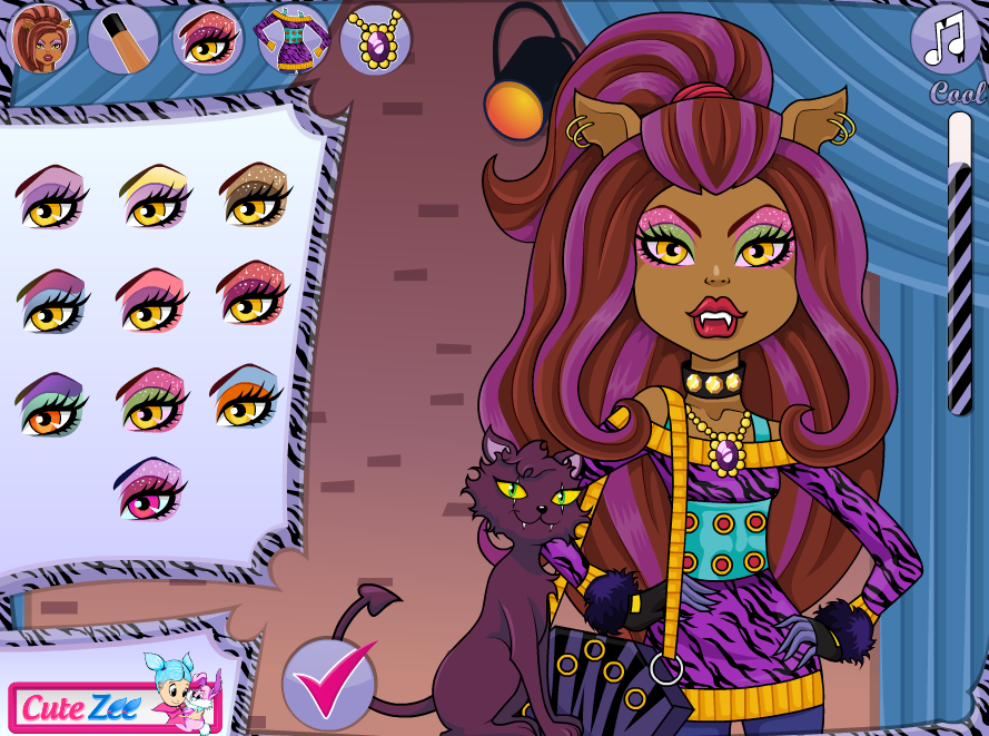 Monster High Clawdeen Wolf Hairstyle