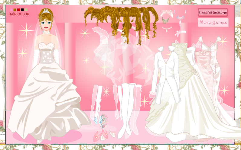 Valantine Day Wedding Dress Up