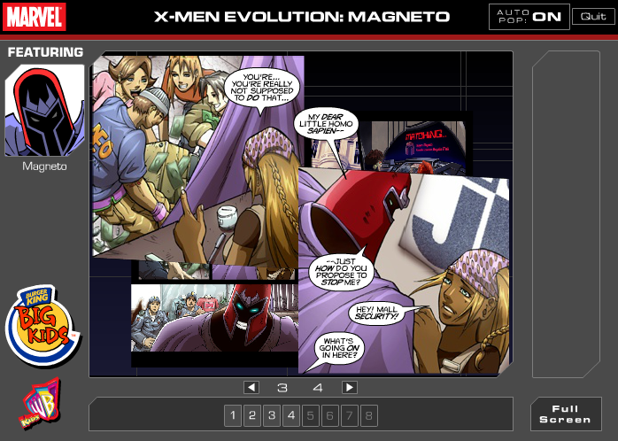 X-Men Evolution: Magneto Comic