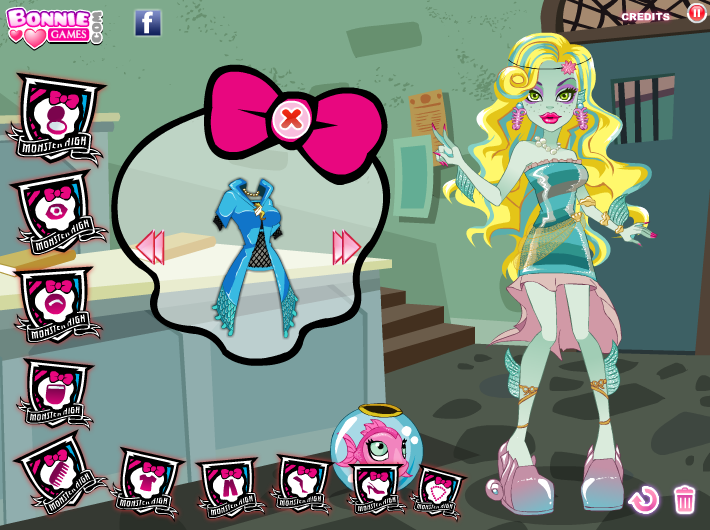 Monster High Series: Lagoona Blue Dress Up