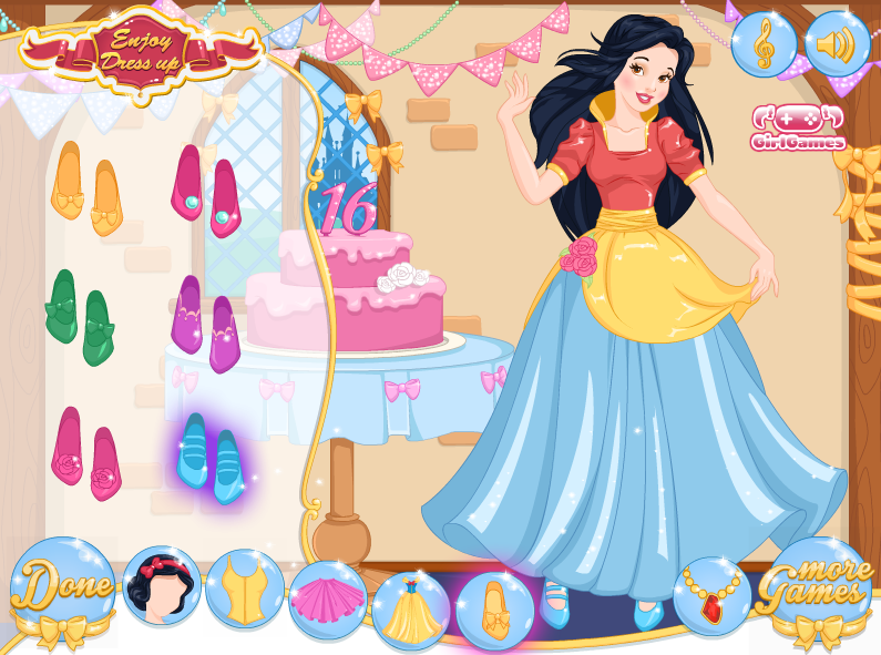 Now & Then: Snow White Sweet Sixteen