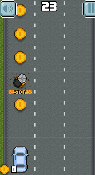 Traffic Rush : Retro Racing