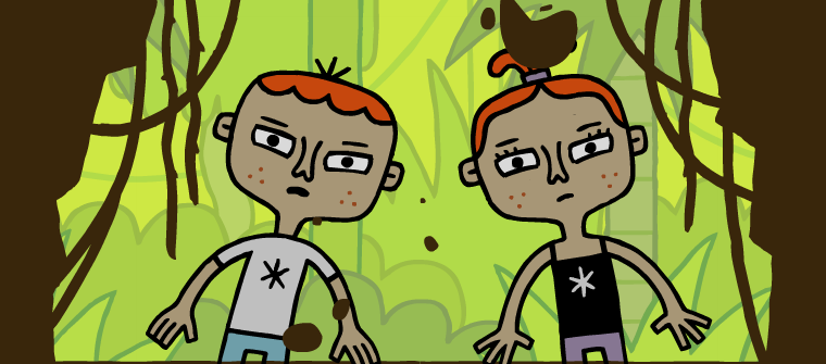 Zimmer Twins Front Page Jungle Animation