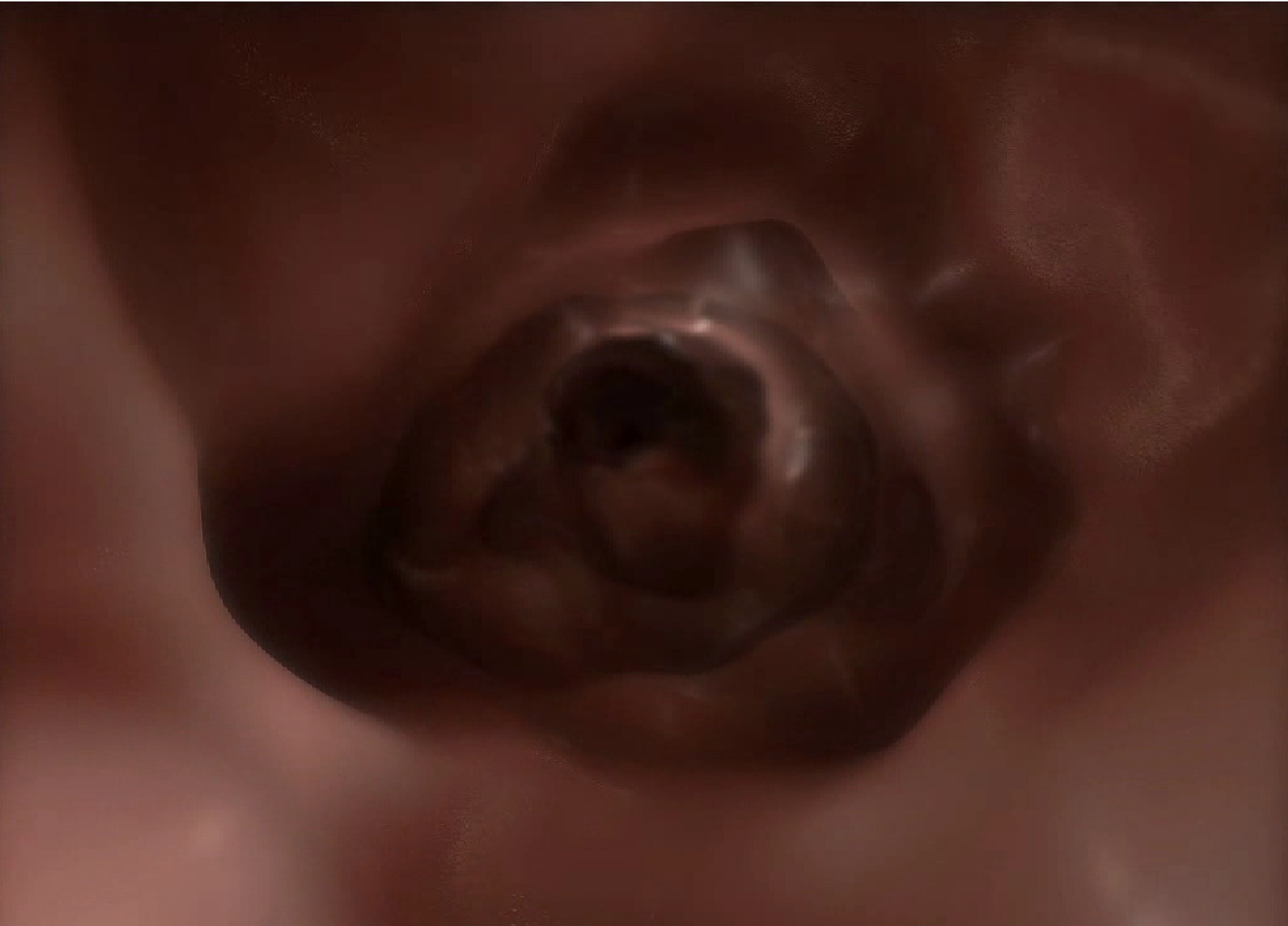 Throat movement animation