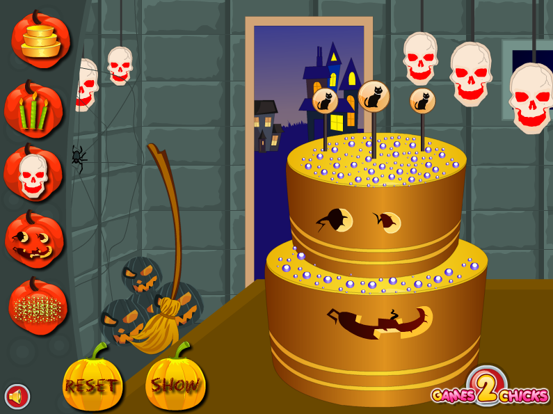 Halloween Cake Decor