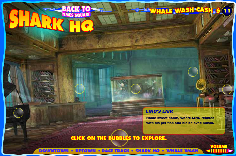 Shark Tale Tour Microsite