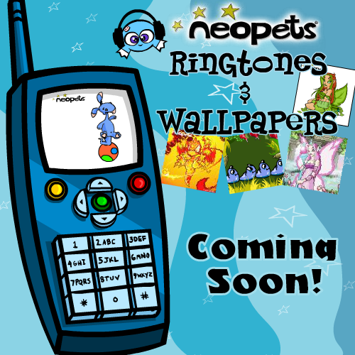 Neopets Mobile Ringtones and Wallpapers Advert